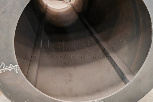 Conception intérieure de la machine d'enrobage de granulés de compost