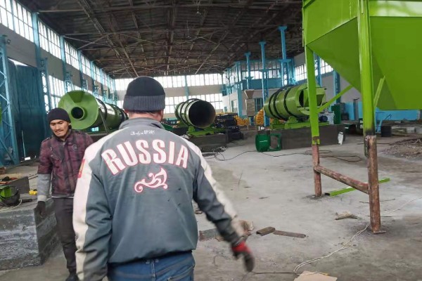 Installation d'une ligne de production d'engrais composite en Ouzbékistan