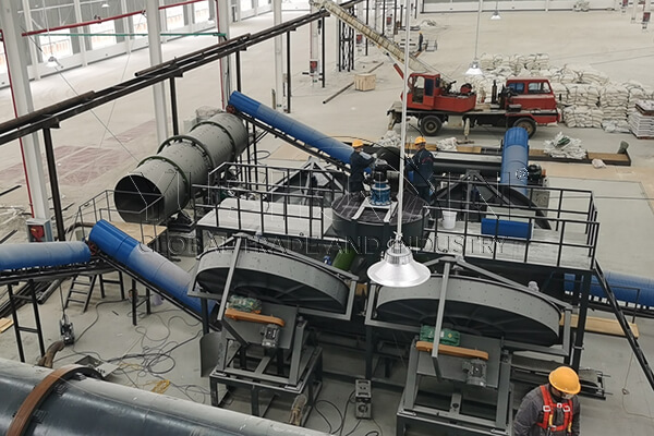 Projet de granulation NPK de 30 TPH