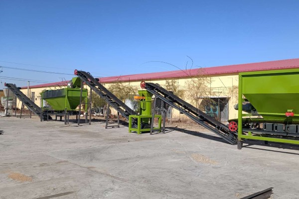 Site de fabrication d'engrais à base de fumier poulet en poudre de 10TPH