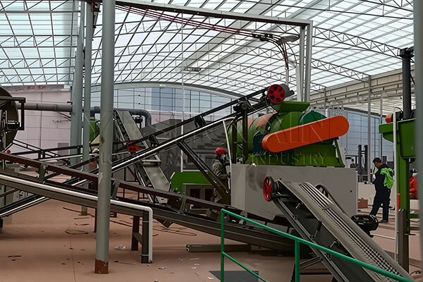 Usine de fabrication d'engrais organiques granulaires de 8 TPH
