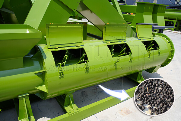 conception d'une machine de granulation à dents d'agitation