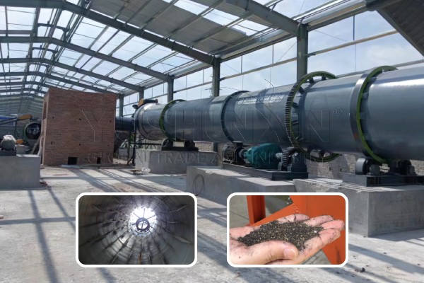 équipement pour sécher le fumier jusqu'à un taux d'humidité de 5%