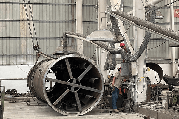 fabrication de séchoirs rotatifs à bouse de vache