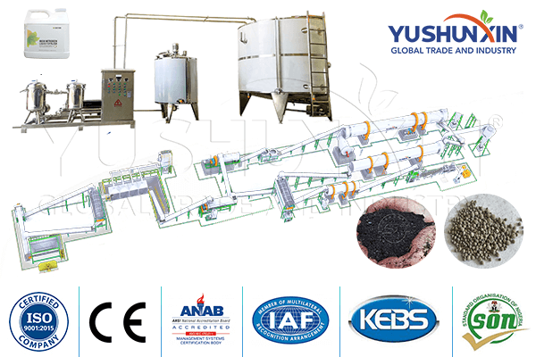 ligne de fabrication de engrais organiques