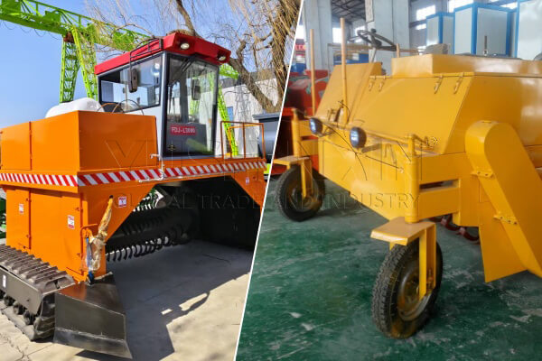 machine à composter à petite échelle pour déchets d'élevage bovin