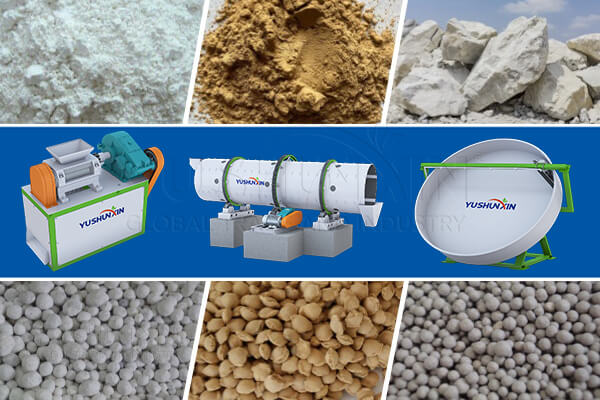 production de granulés d'engrais complexes