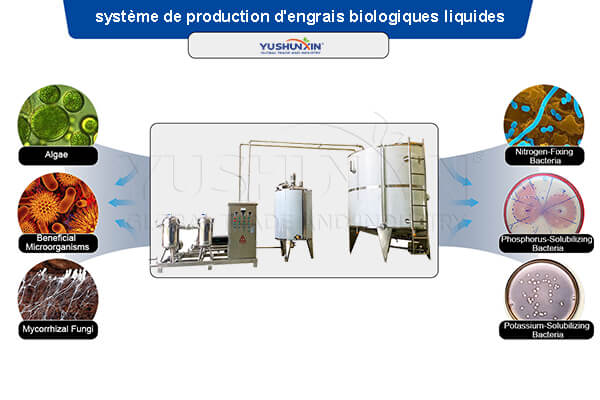 système de production d'engrais biologiques liquides