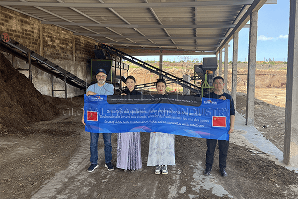 usine d'engrais opérationnelle au Maroc avec des équipements YUSHUNXIN