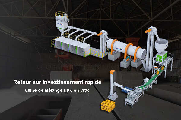 Retour sur investissement rapide usine de mélange NPK