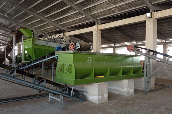 usine de mélange de poudre d'engrais