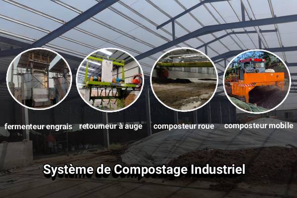 équipement de compostage industriel