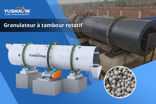Granulateur d'engrais à tambour rotatif à vendre