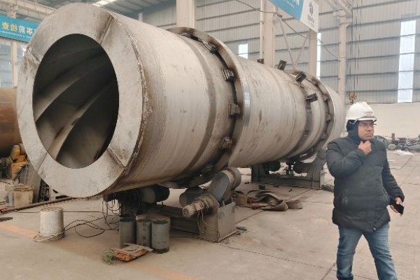 Mélangeur d'engrais BB à tambour en acier inoxydable à YUSHUNXIN